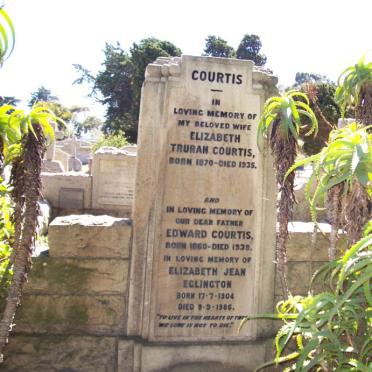 COURTIS Edward 1860-1939 &amp; Elizabeth Truran 1870-1935 :: EGLINGTON Elizabeth Jean 1904-1986