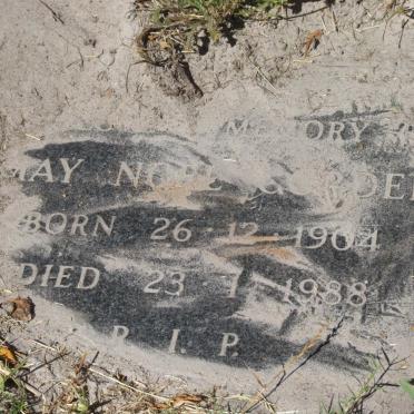 CORDER May Noel 1904-1988
