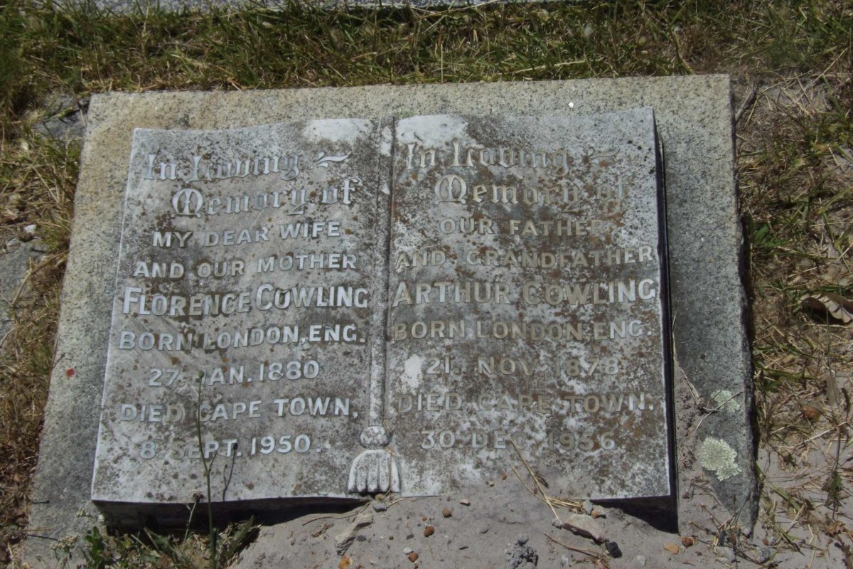 COWLING Arthur 1878-1956 &amp; Florence 1880-1950