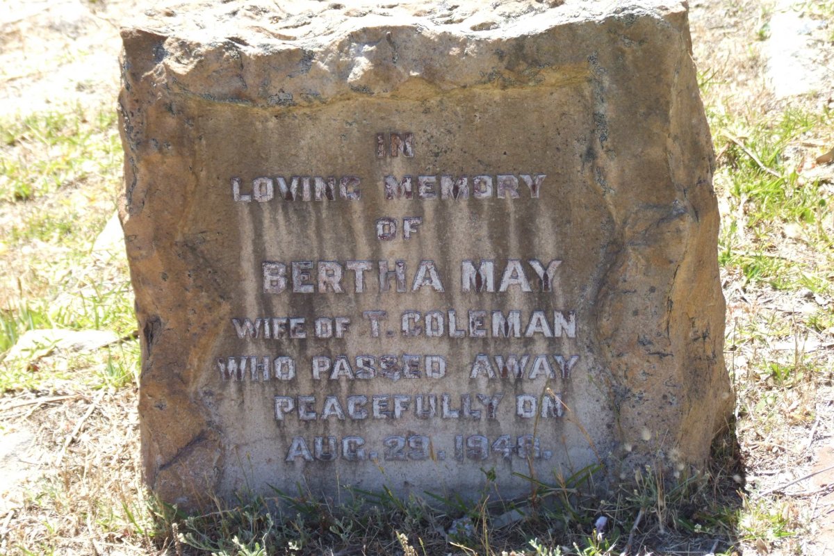 COLEMAN Bertha May -1948