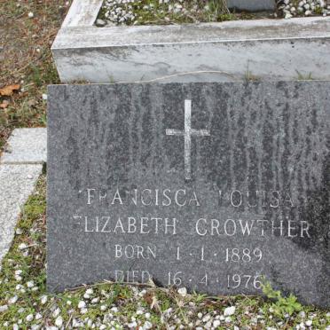 CROWTHER Francisca Louisa Elizabeth 1889-1976