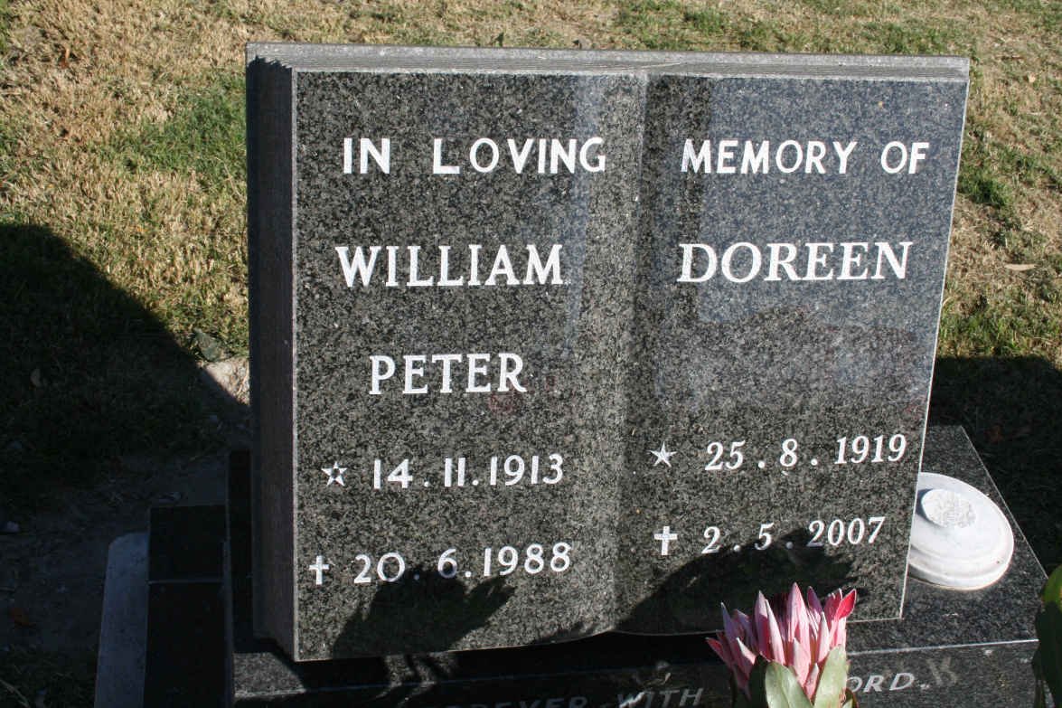 CROESER William Peter 1913-1988 &amp; Doreen 1919-2007