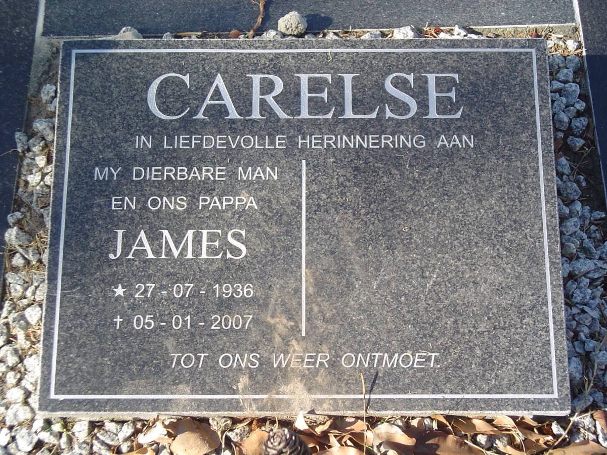 CARELSE James 1936-2007