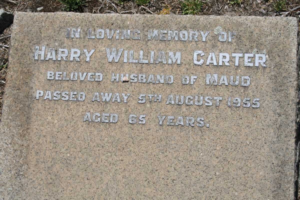 CARTER Harry William -1955
