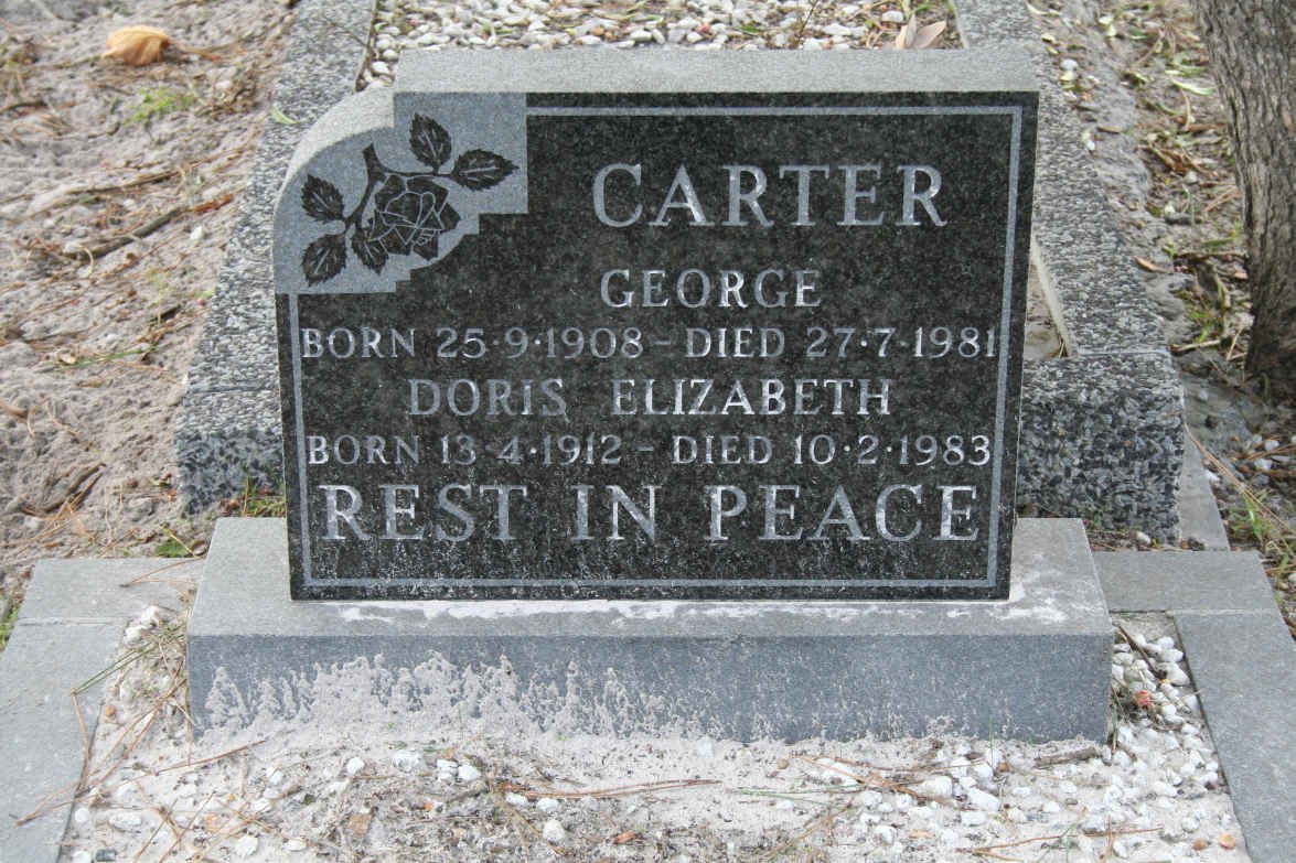 CARTER George 1908-1981 &amp; Doris Elizabeth 1912-1983