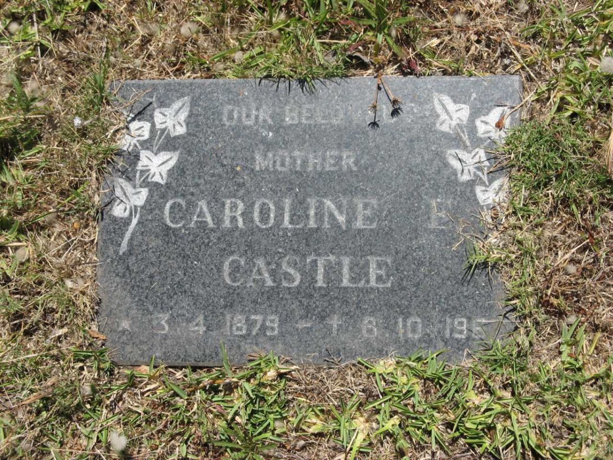 CASTLE Caroline F. 1879-196?
