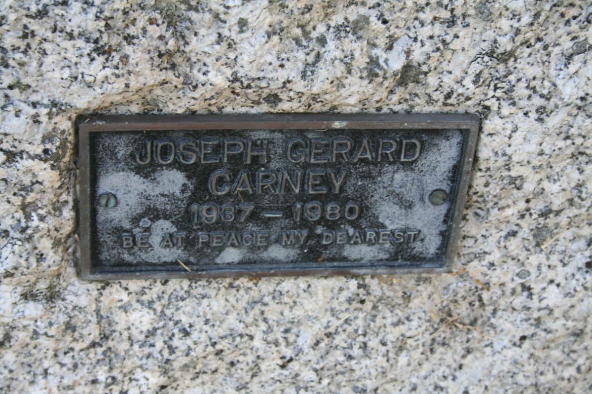 CARNEY Joseph Gerard 1937-1980