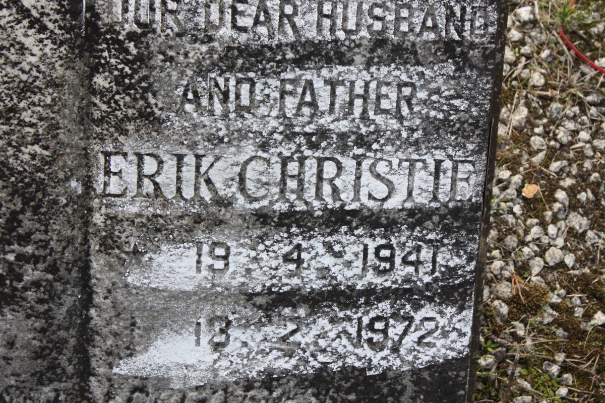 CHRISTIE Erik 1941-1972