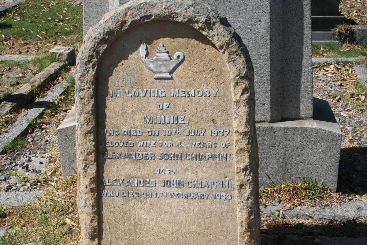CHIAPPINI Alexander John -1939 &amp; Minnie -1937