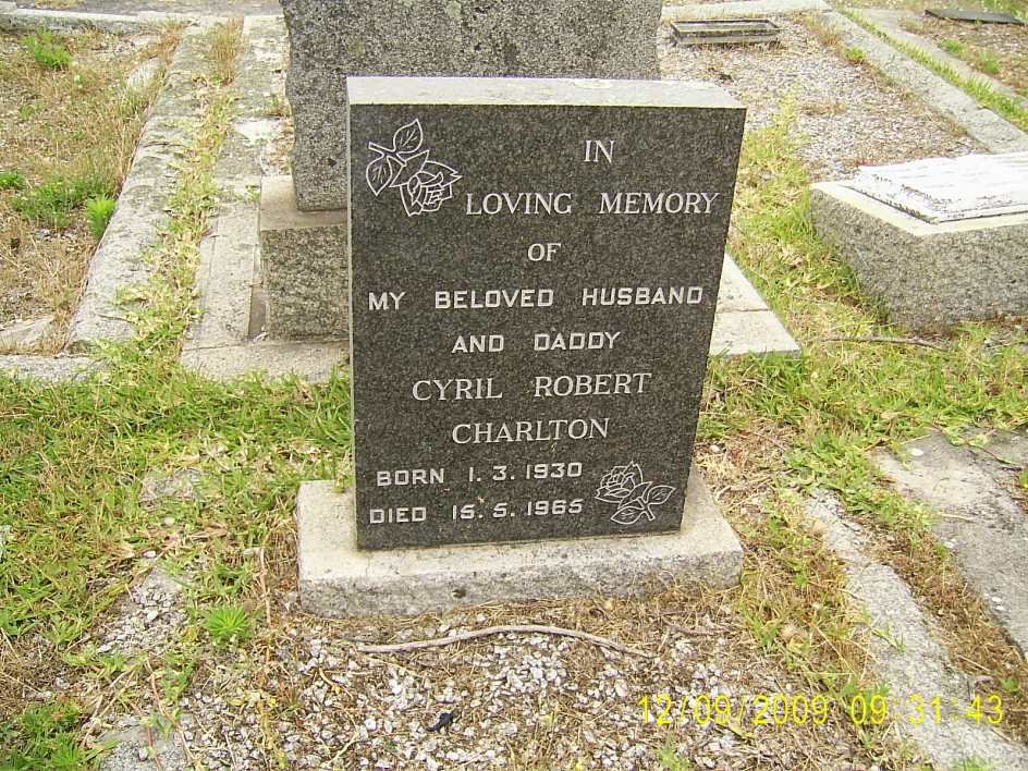 CHARLTON Cyril Robert 1930-1965