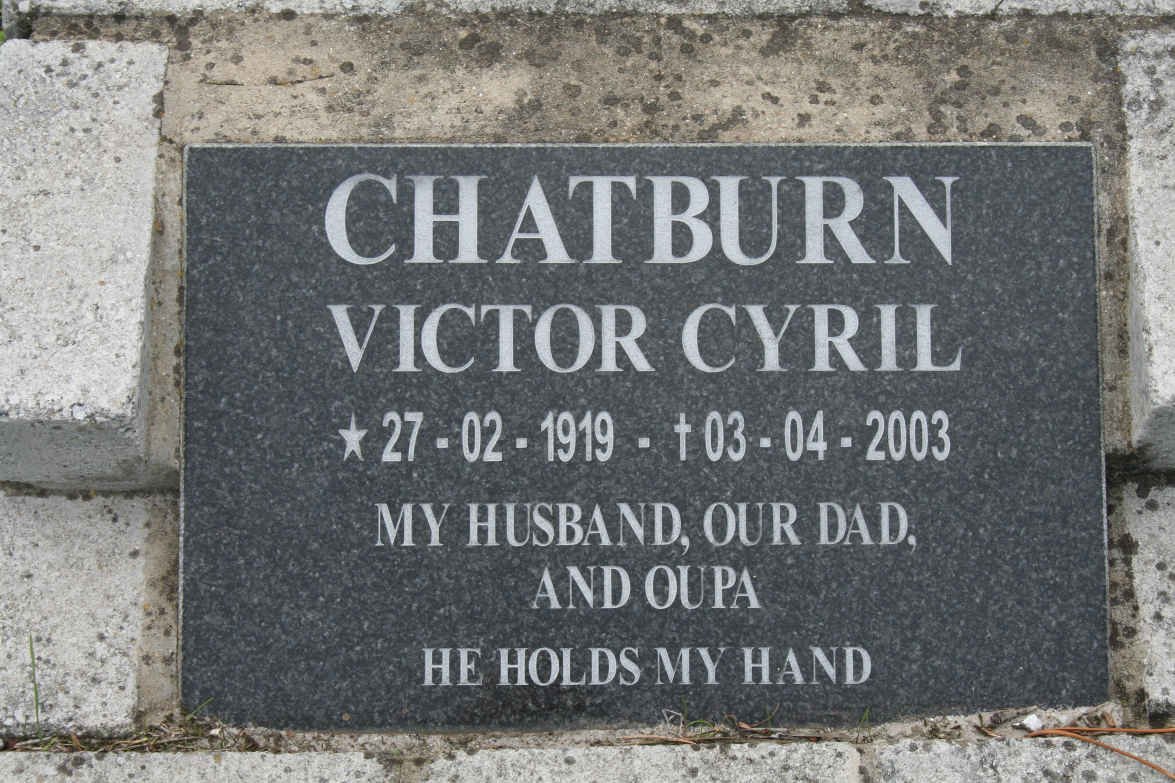 CHATBURN Victor Cyril 1919-2003