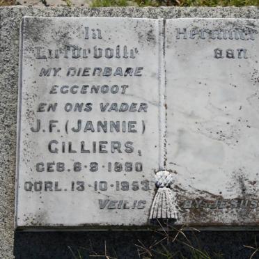 CILLIERS J.F. 1880-1953