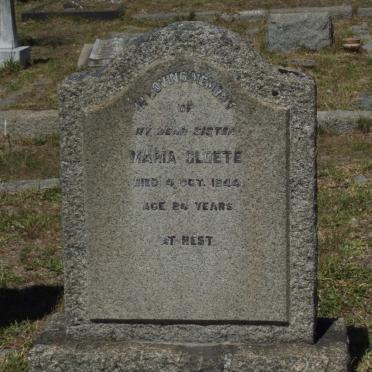 CLOETE Maria -1944
