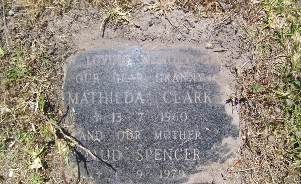 CLARK Mathilda -1960 :: SPENCER Maud -1979