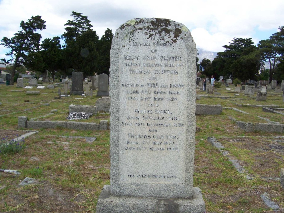 CLIFTON Thomas 1873-1946 &amp; Mary Jane 1868-1929 :: CLIFTON Maori Irene 1910-1932