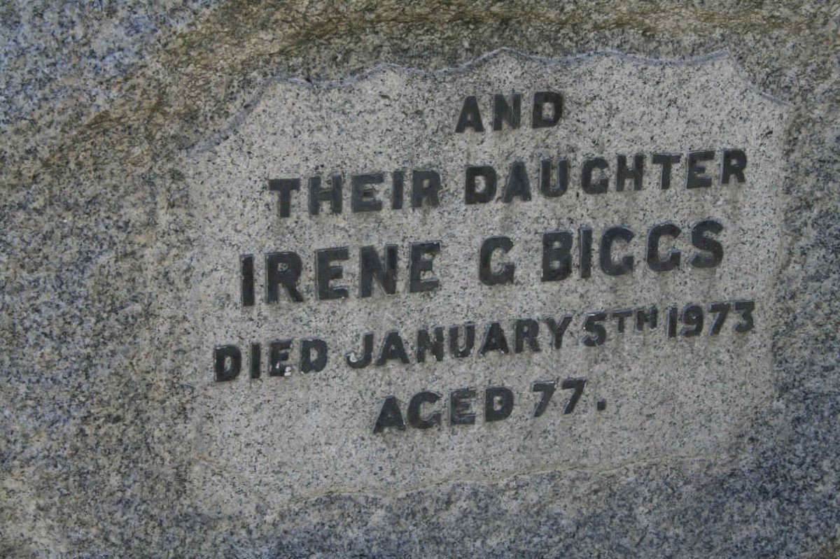 BIGGS Irene G. -1973