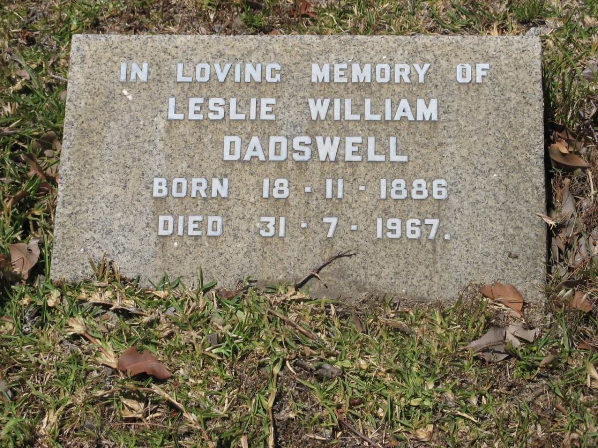 DADSWELL Leslie William 1886-1967