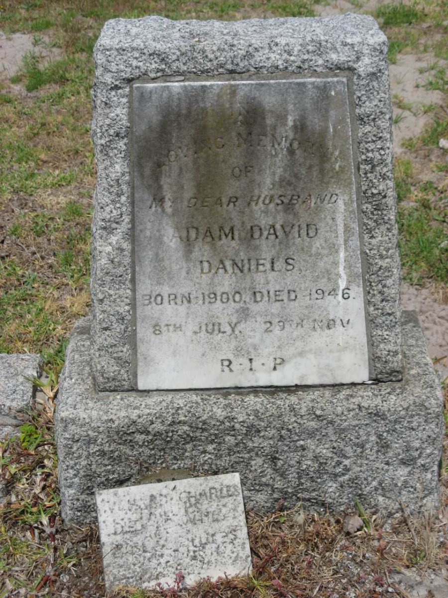 DANIELS Adam David 1900-1946