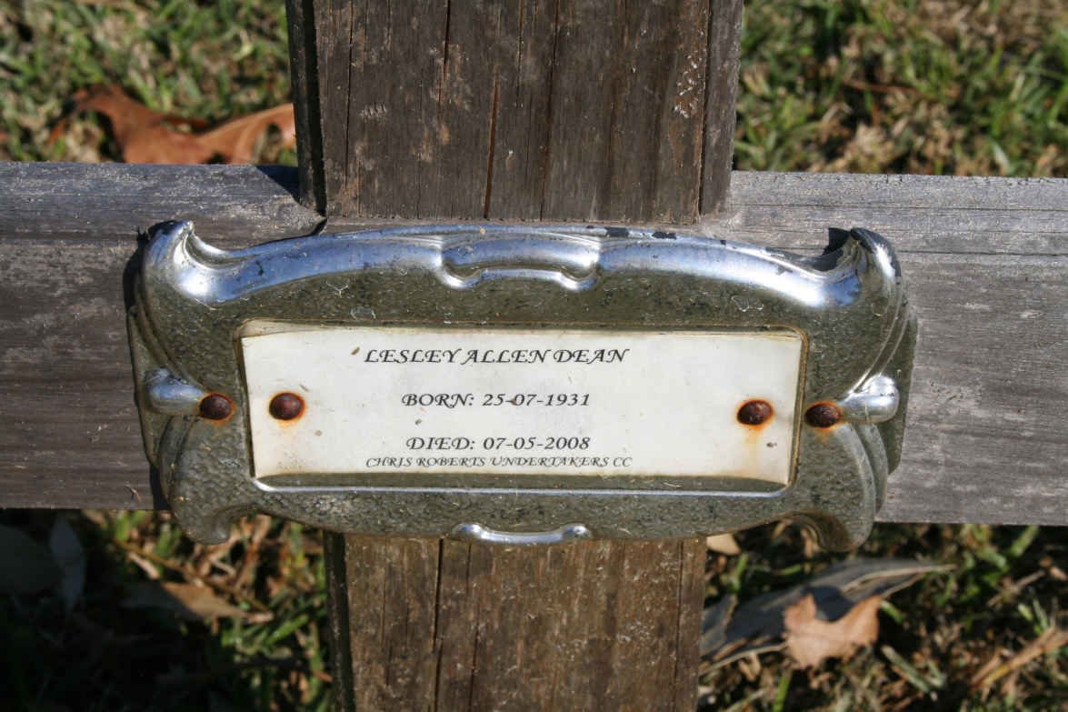 DEAN Lesley Allen 1931-2008