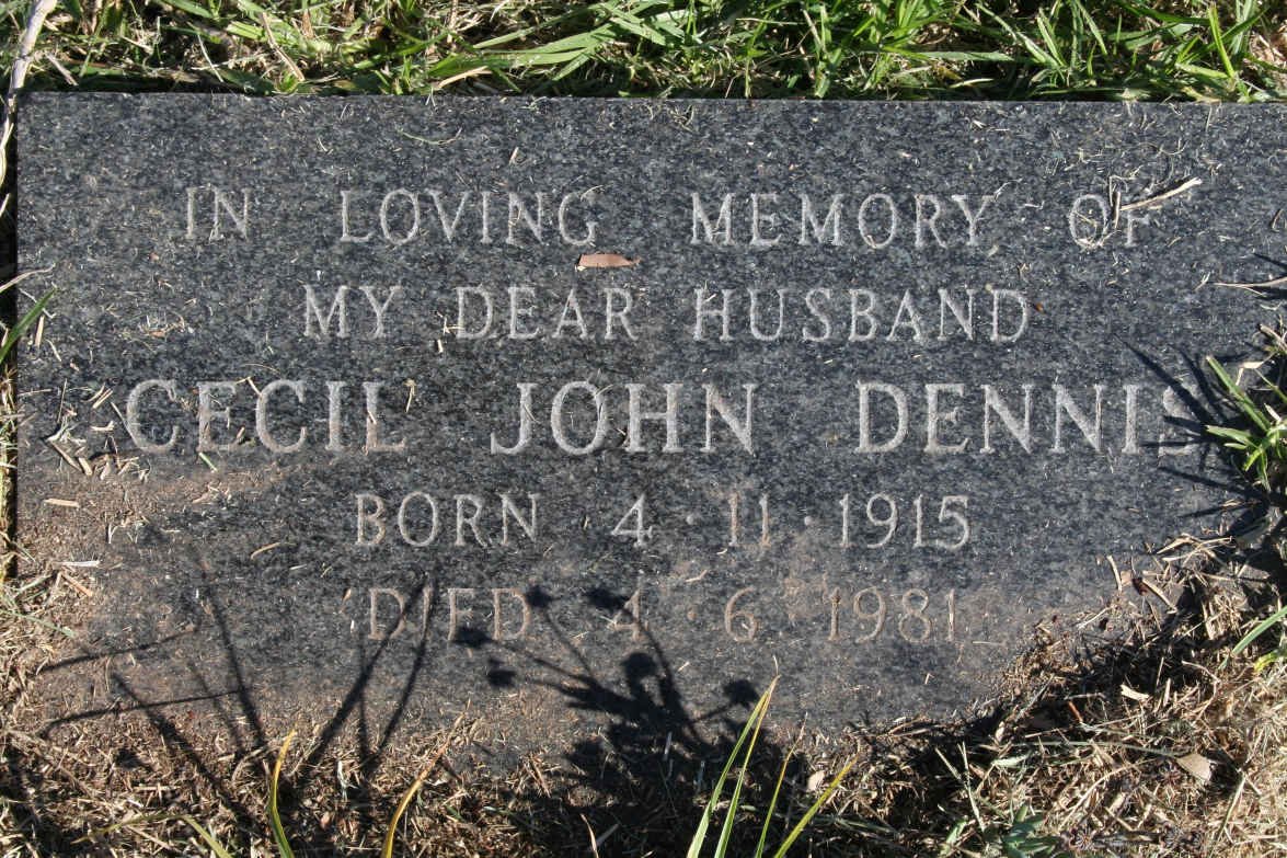 DENNIS Cecil John 1915-1981