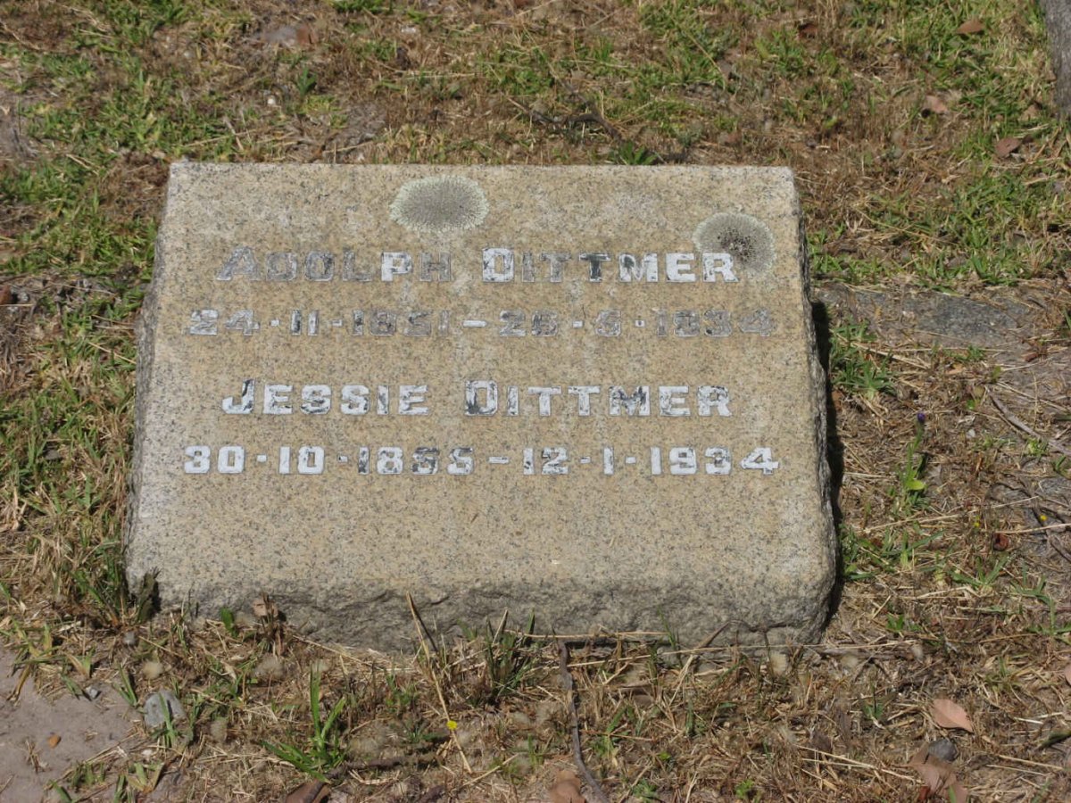 DITTMER Adolph 1851-1934 &amp; Jessie 1855-1934