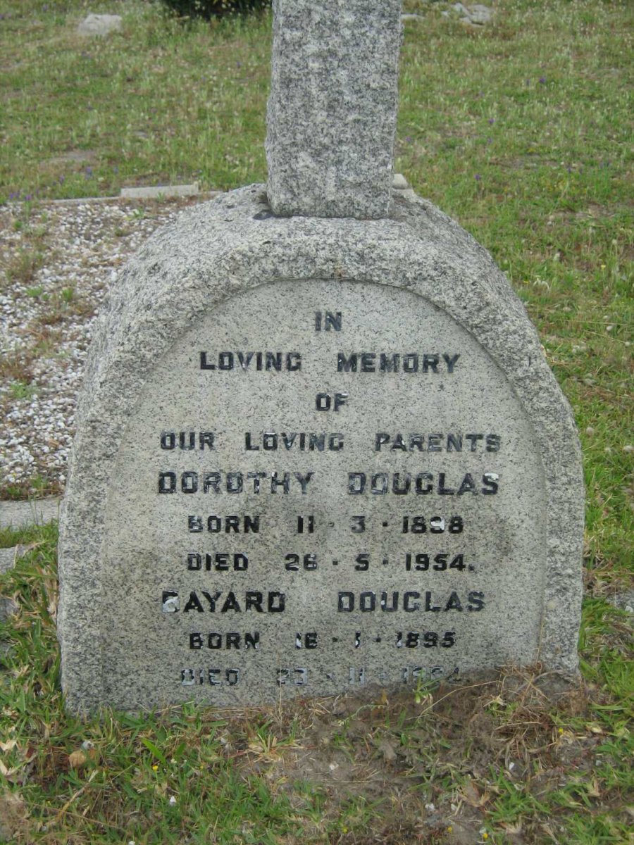 DOUGLAS ?ayard 1895-19?? &amp; Dorothy 1898-1954