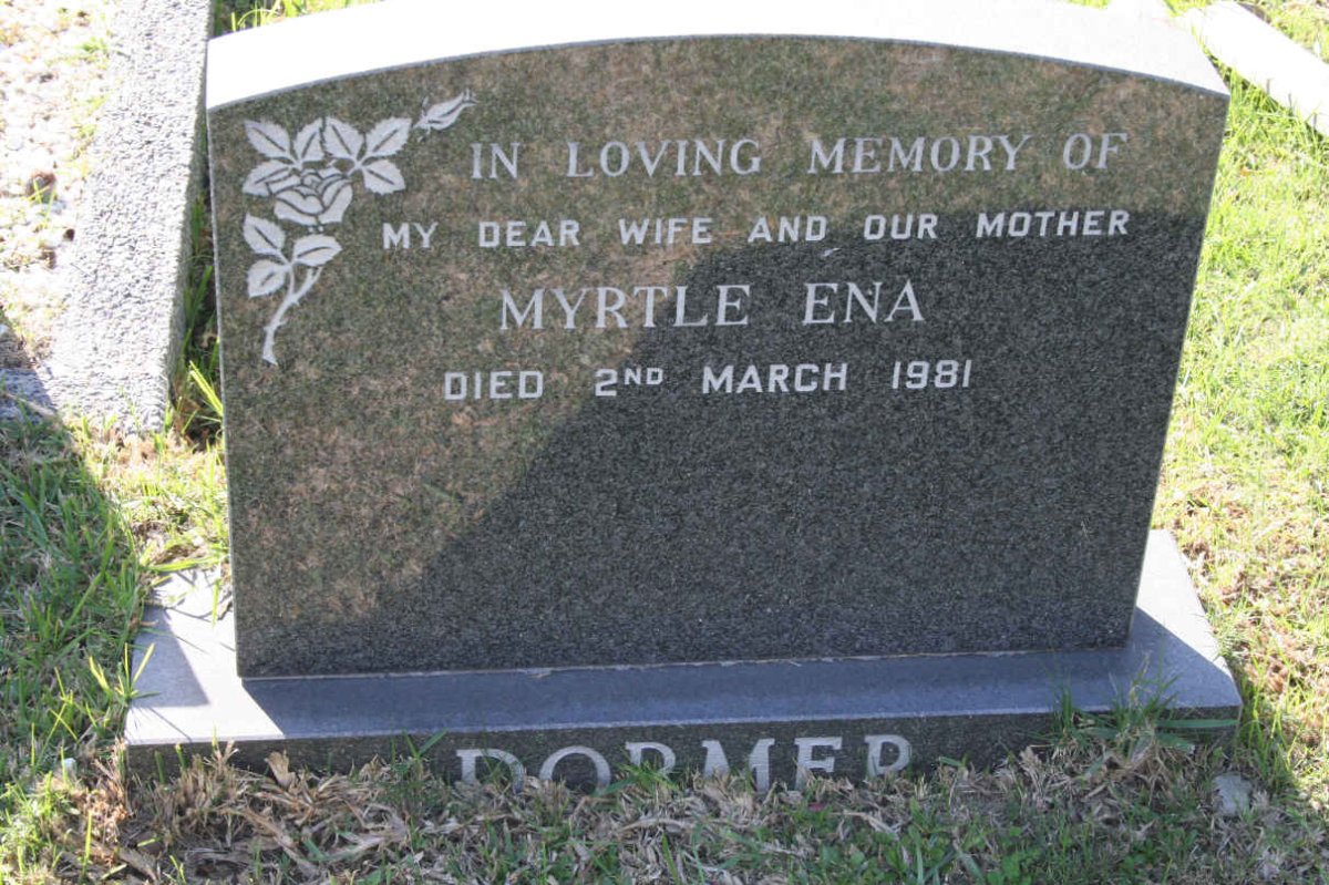 DORMER Myrtle Ena -1981