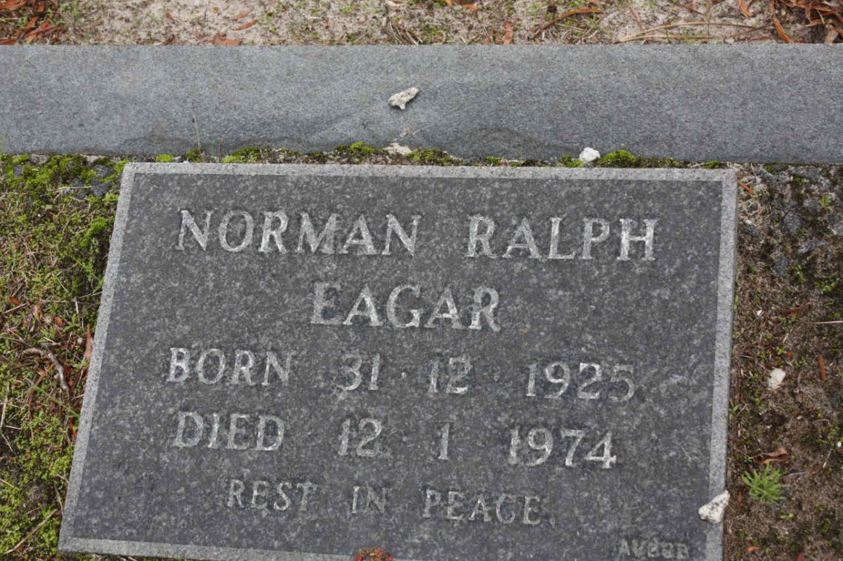 EAGAR Norman Ralph 1925-1974
