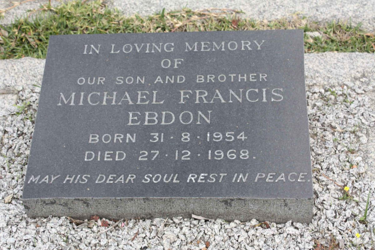 EBDON Michael Francis 1954-1968