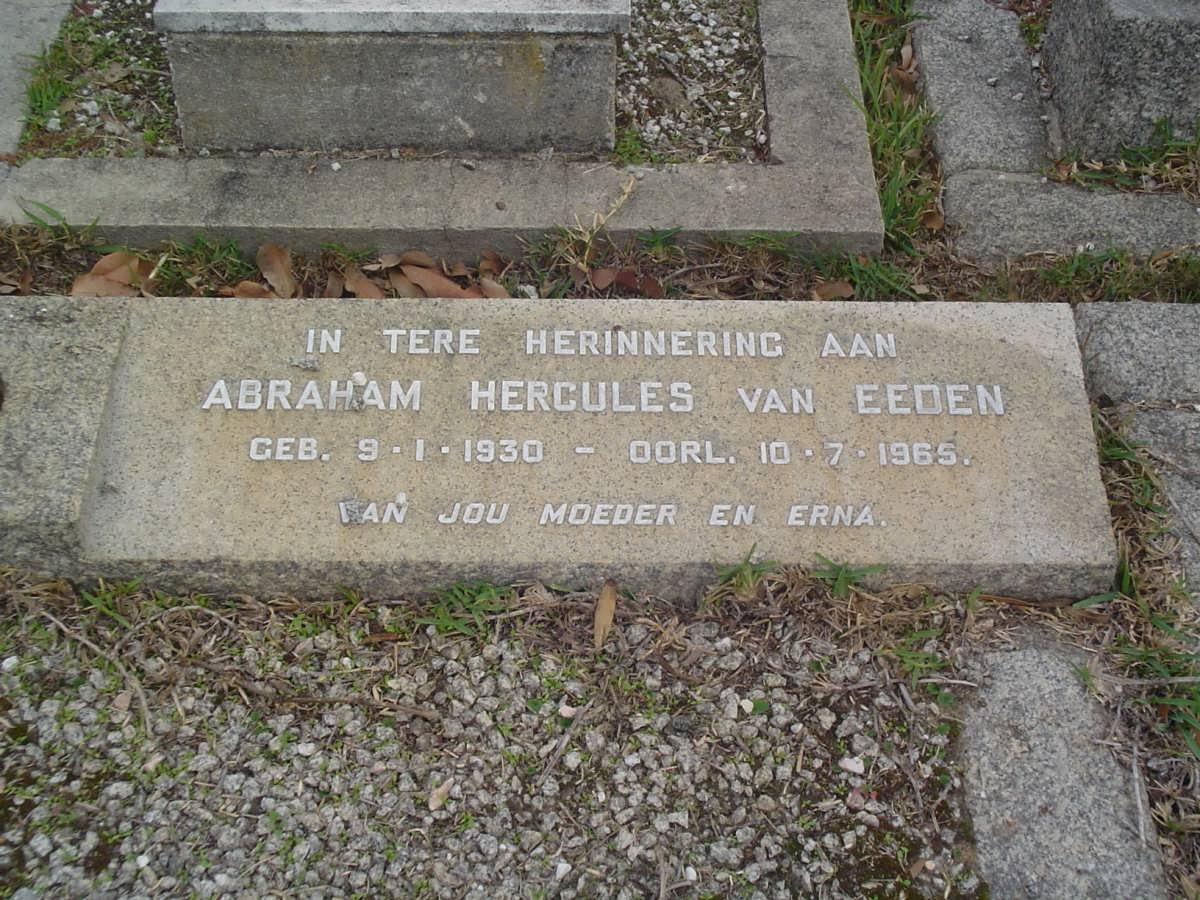 EEDEN Abraham Hercules, van 1930-1965