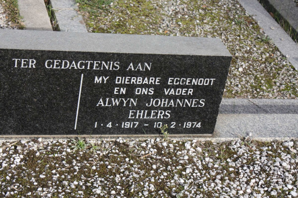 EHLERS Alwyn Johannes 1917-1974