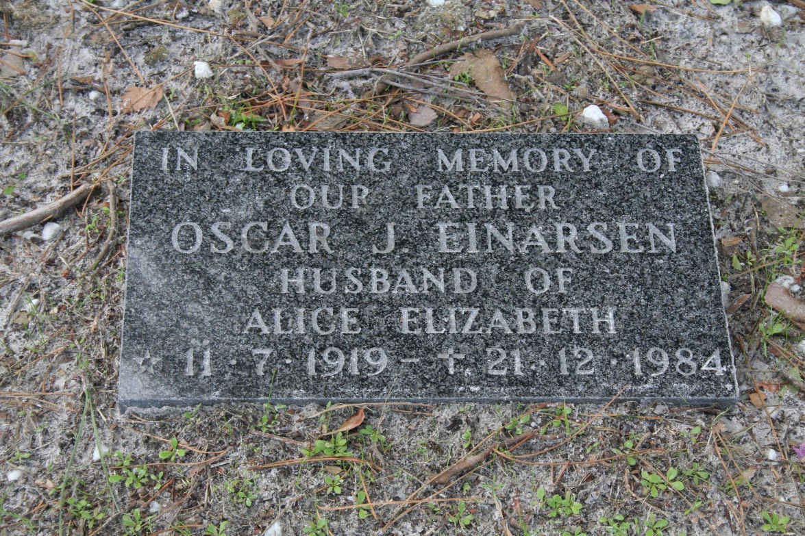 EINARSEN Oscar J. 1919-1984