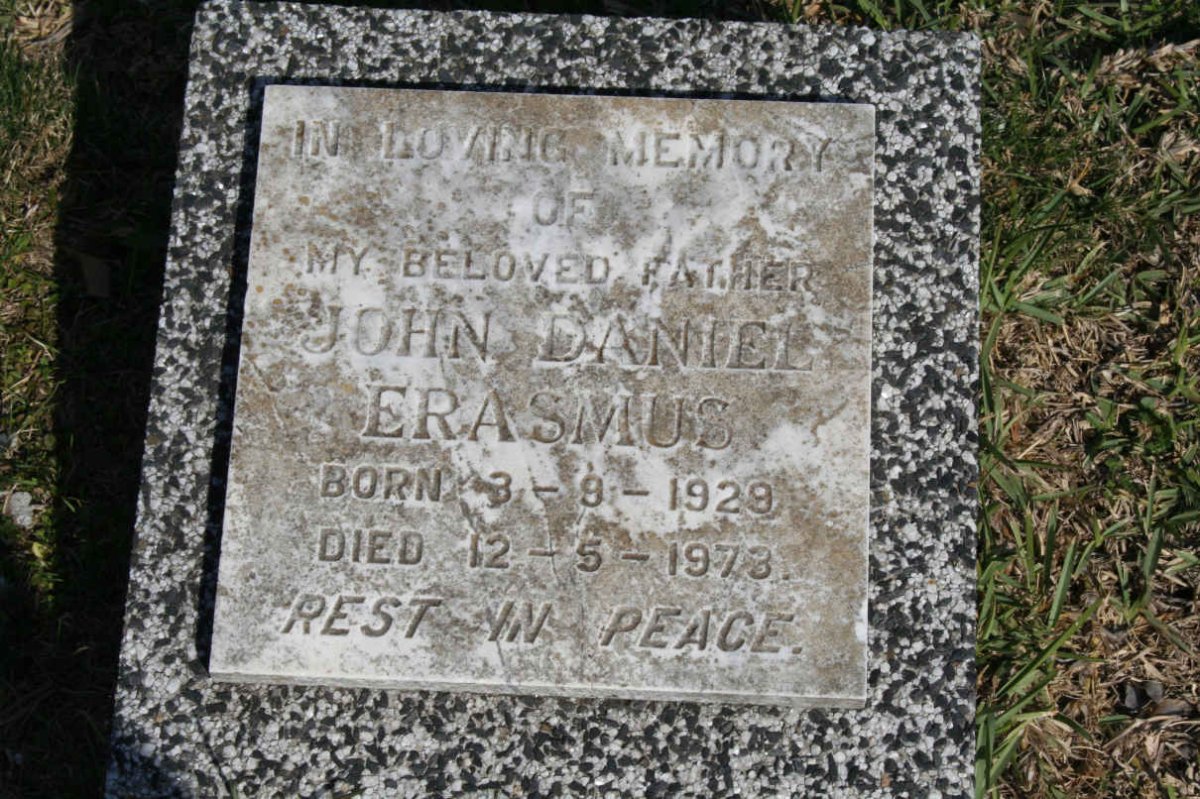 ERASMUS John Daniel 1929-1973