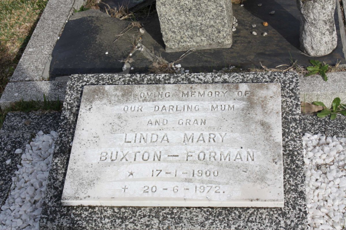 FORMAN Linda Mary, Buxton 1900-1972
