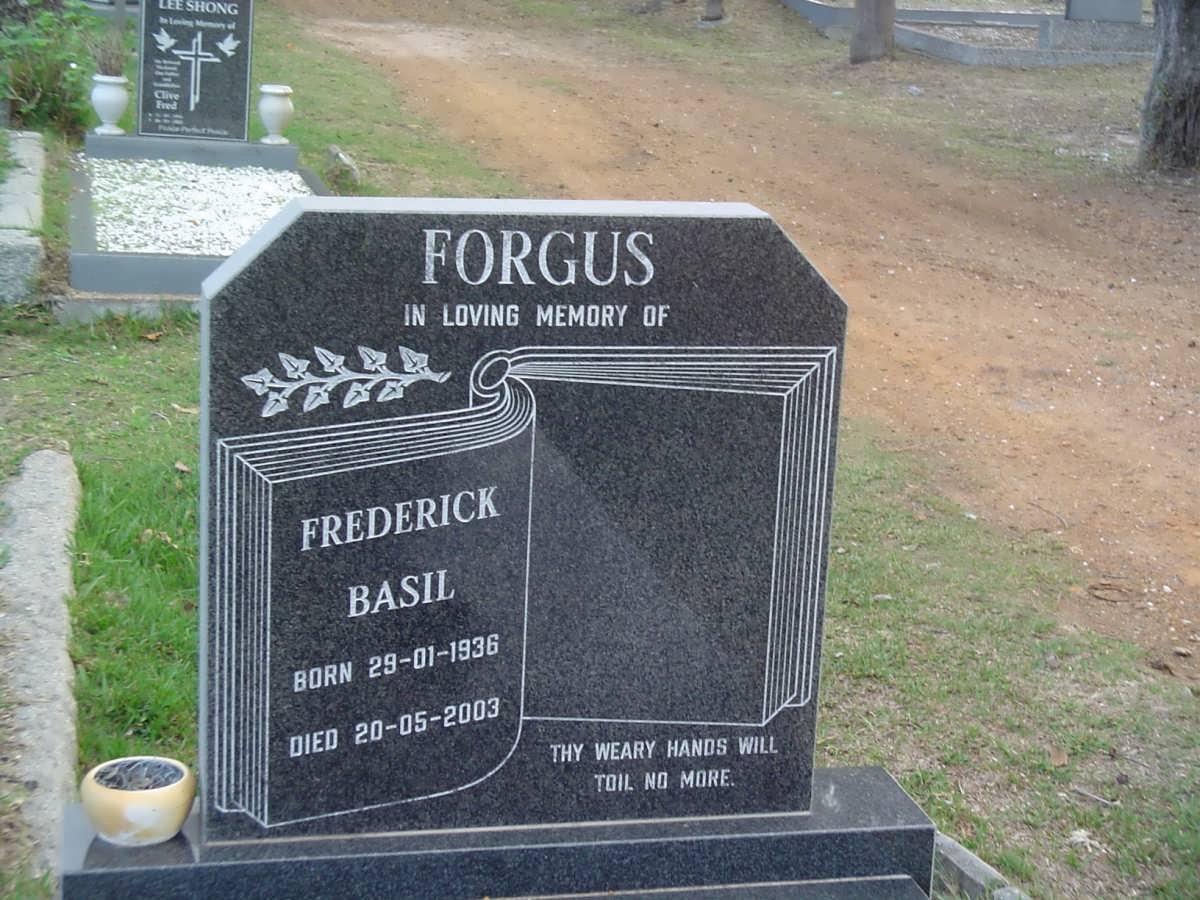 FORGUS Frederick Basil 1936-2003