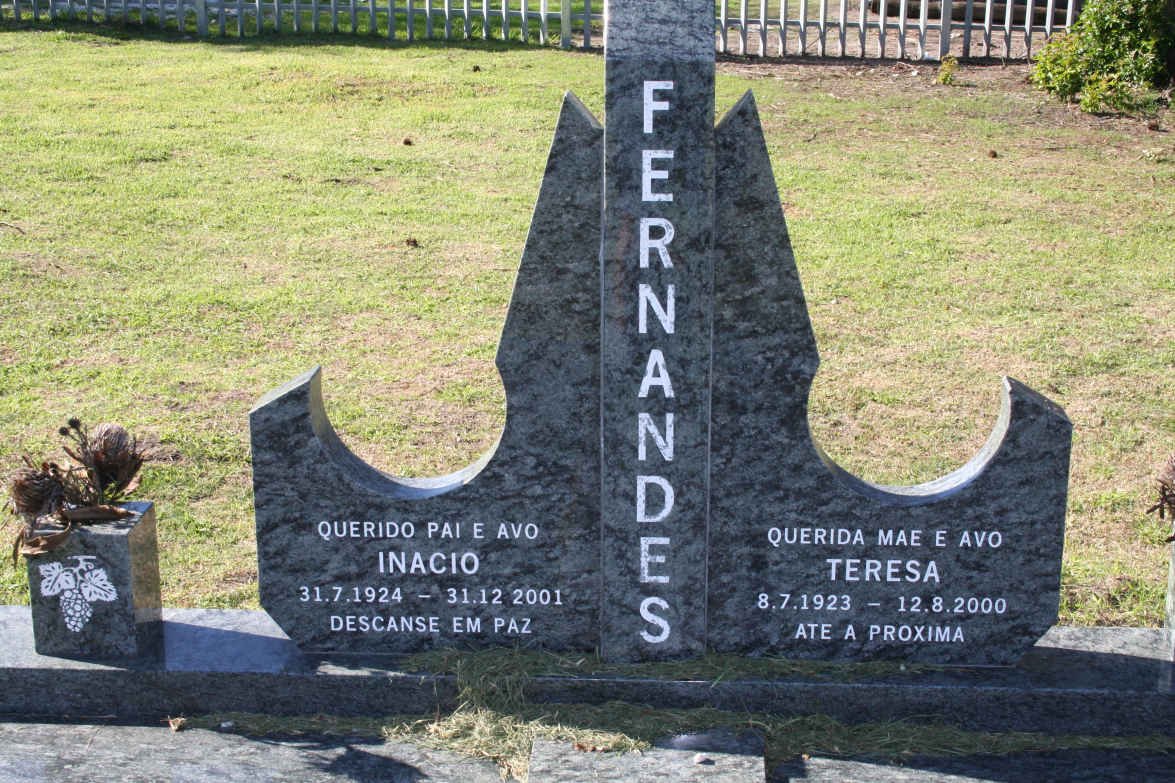 FERNANDES Inacio 1924-2001 &amp; Teresa 1923-2000
