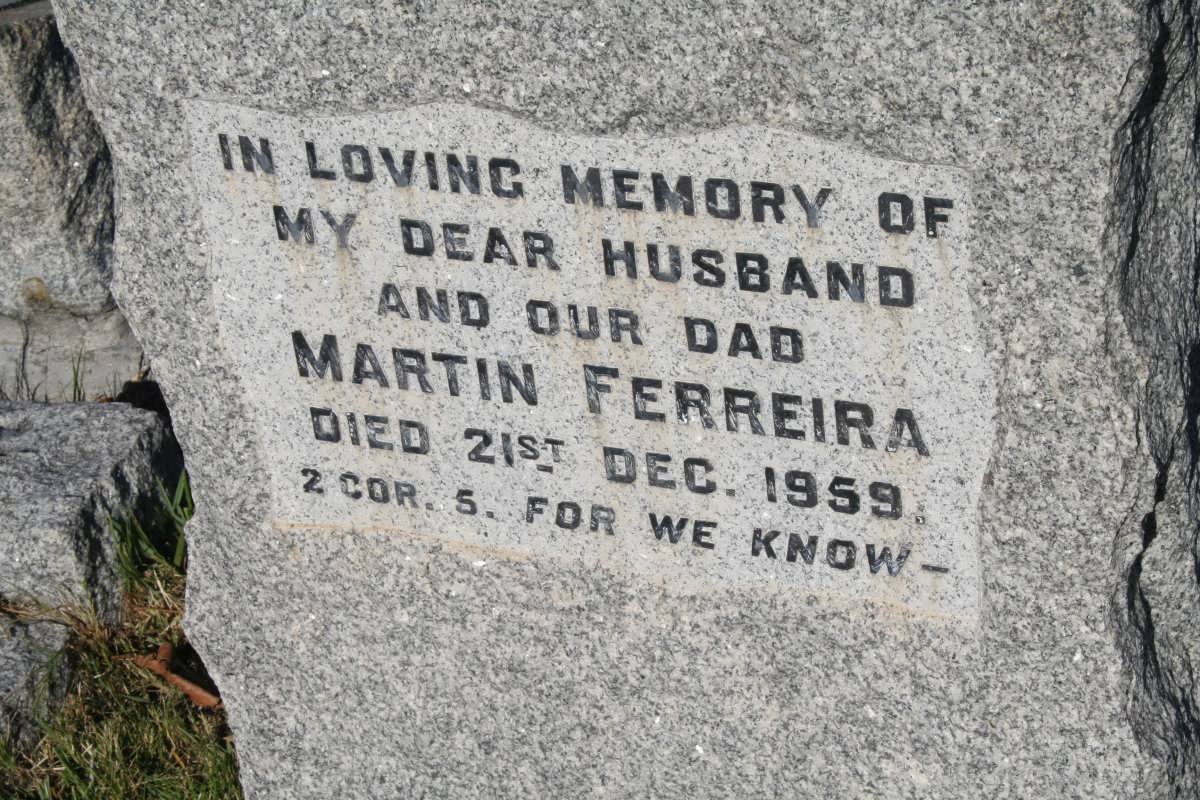 FERREIRA Martin -1959