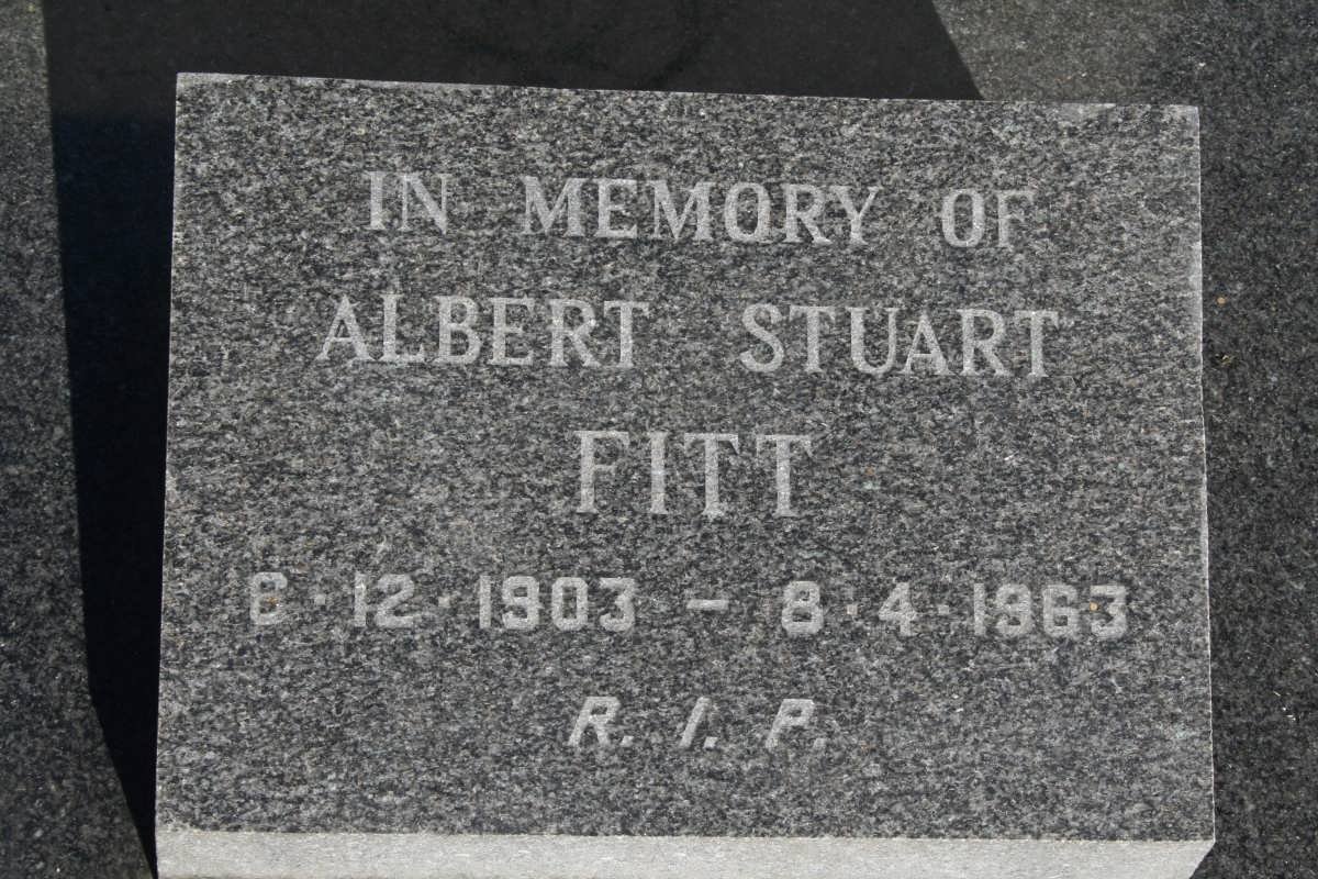 FITT Albert Stuart 1903-1963
