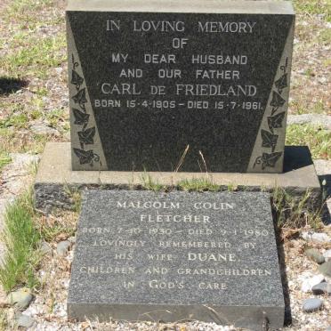 FRIEDLAND Carl, de 1905-1961 :: FLETCHER Malcolm Colin 1930-1980