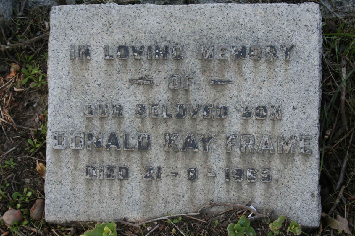 FRAME Donald Kay -1965