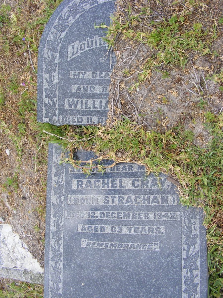 GRAY William &amp; Rachel STRACHAN -1942