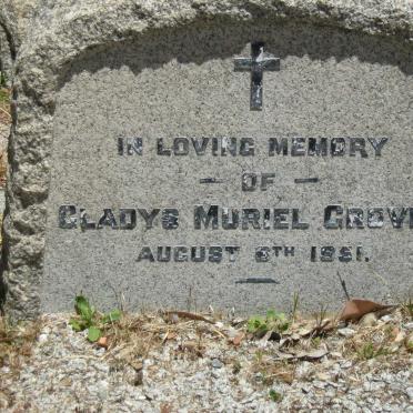 GROVER Gladys Muriel  -1951