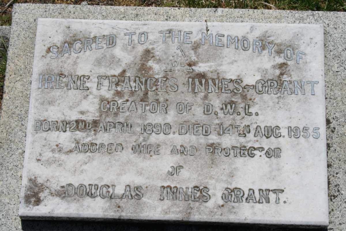 GRANT Irene Frances, Innes 1890-1955