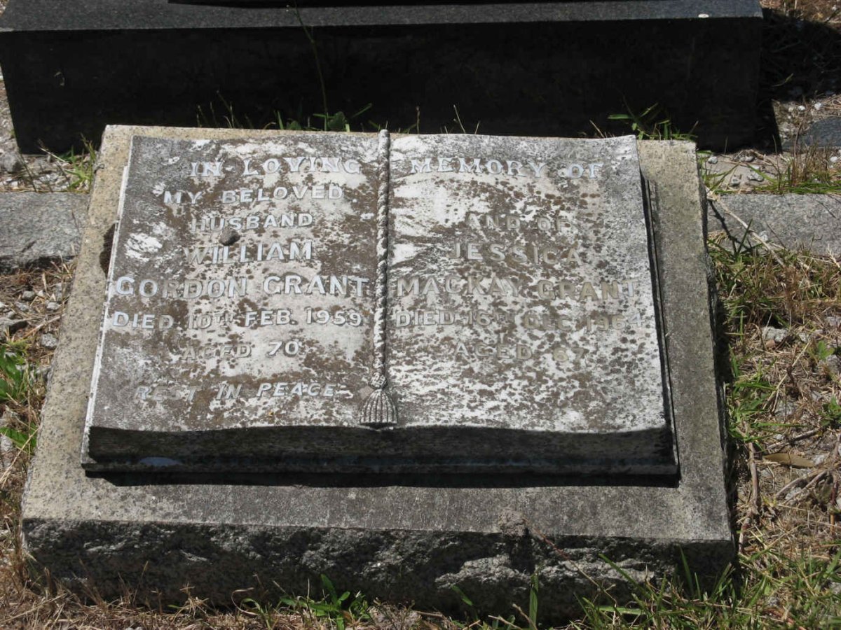 GRANT William Gordon -1959 &amp; Jessica Mackay -1964