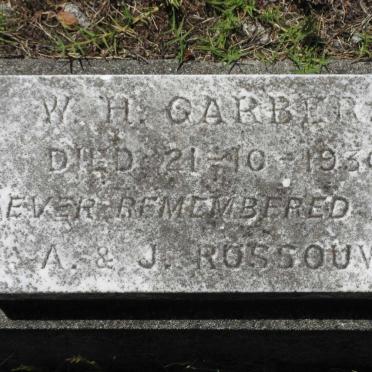GARBERS W.H. -1930