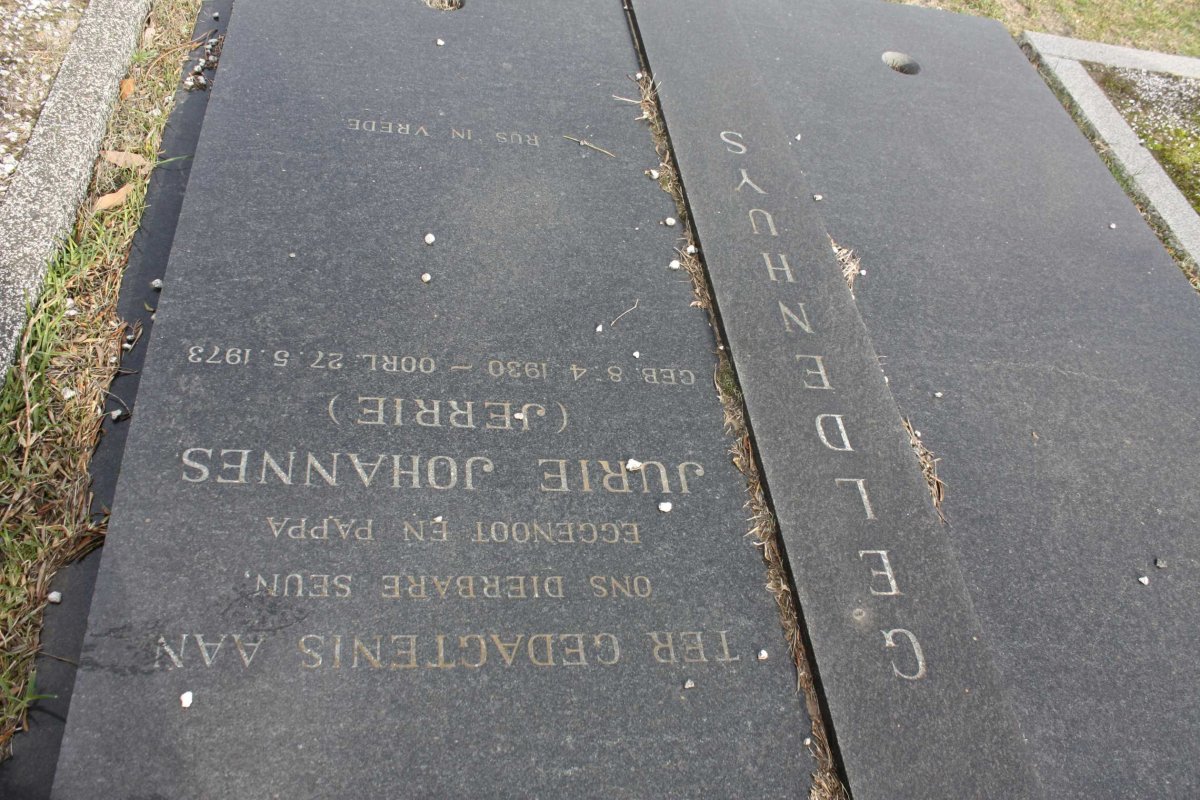 GELDENHUYS Jurie Johannes 1930-1973