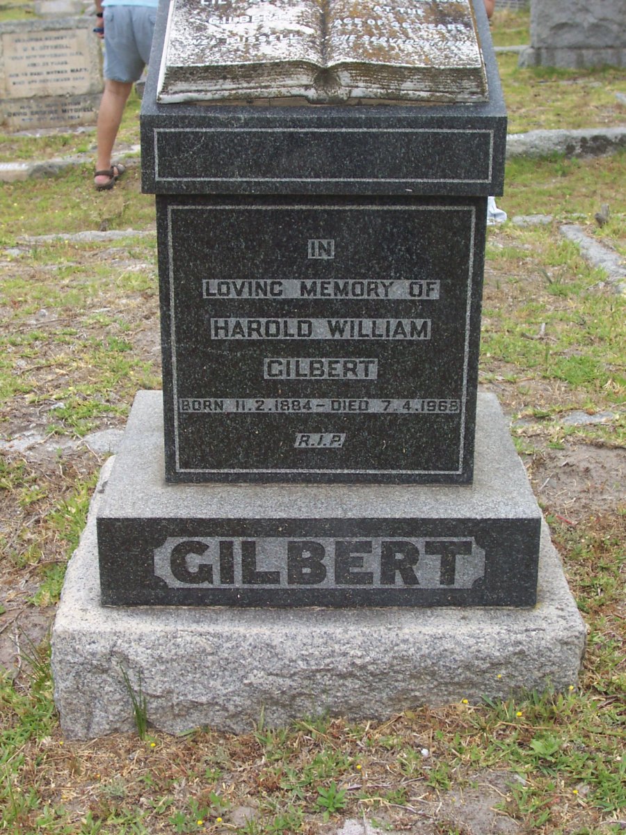 GILBERT Harold William 1884-1968 &amp; Lily ? nee RUSSELL