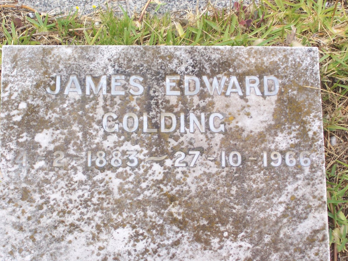 GOLDING James Edward 1883-1966