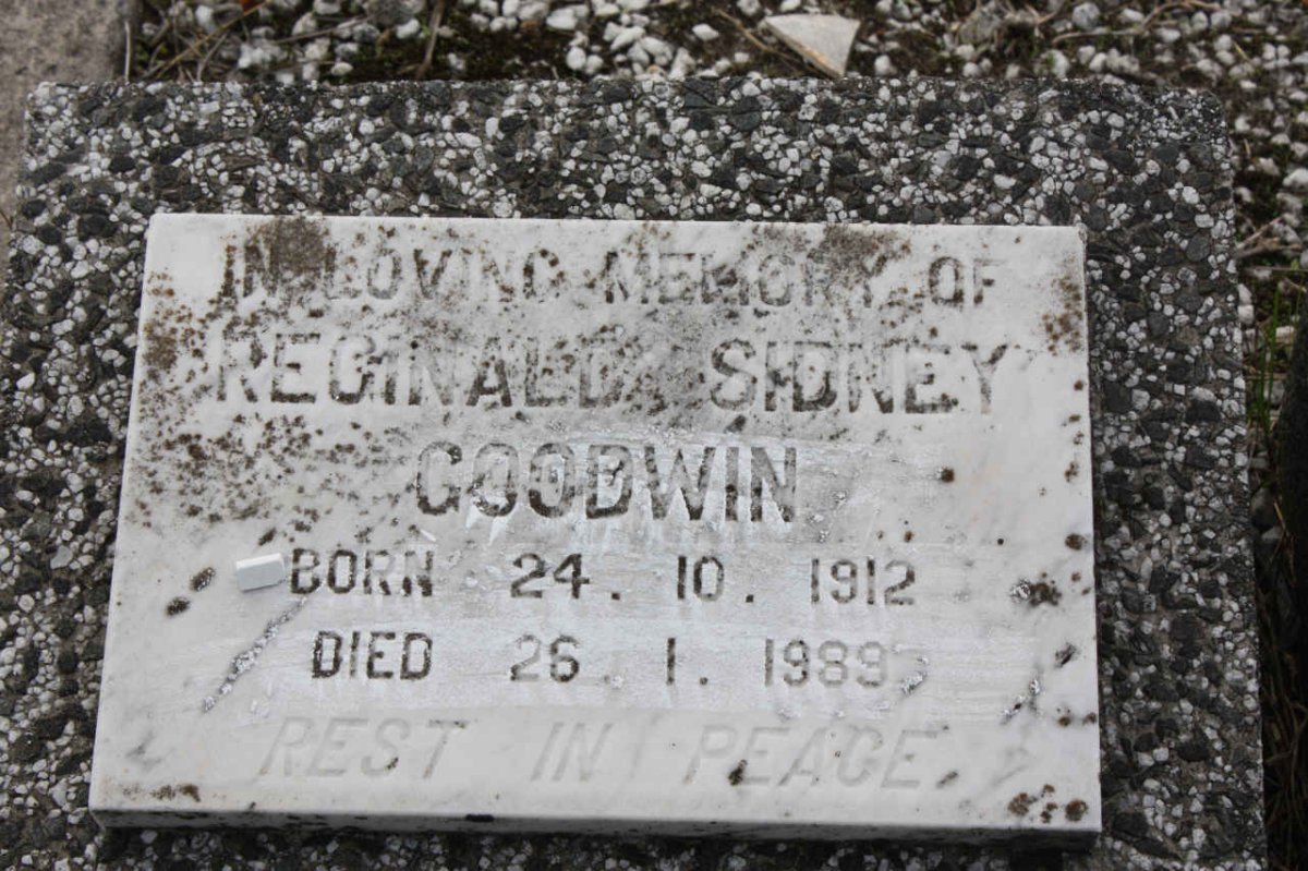 GOODWIN Reginald Sidney 1912-1989