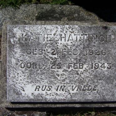 HATTINGH Katie 1926-1943